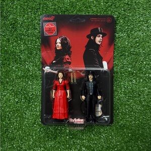 Super7 The White Stripes Get Behind Me Satan ReActionFigures New 3.5'' Sealed